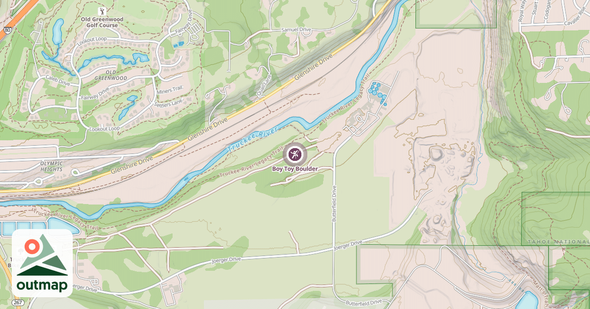 Map of Boy Toy Boulder