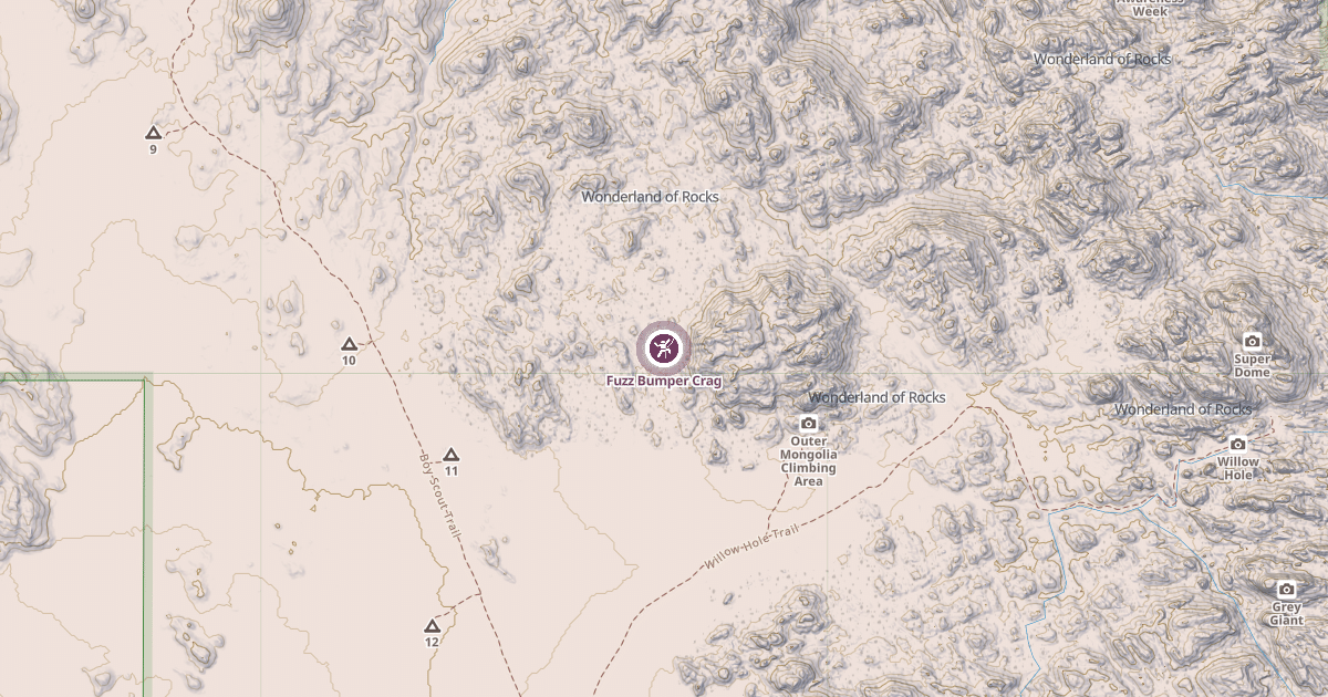 Map preview of Fuzz Bumper Crag