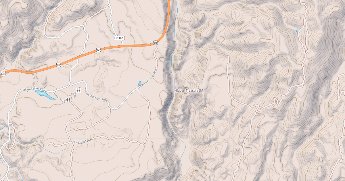 Map preview of Hidden Treasure