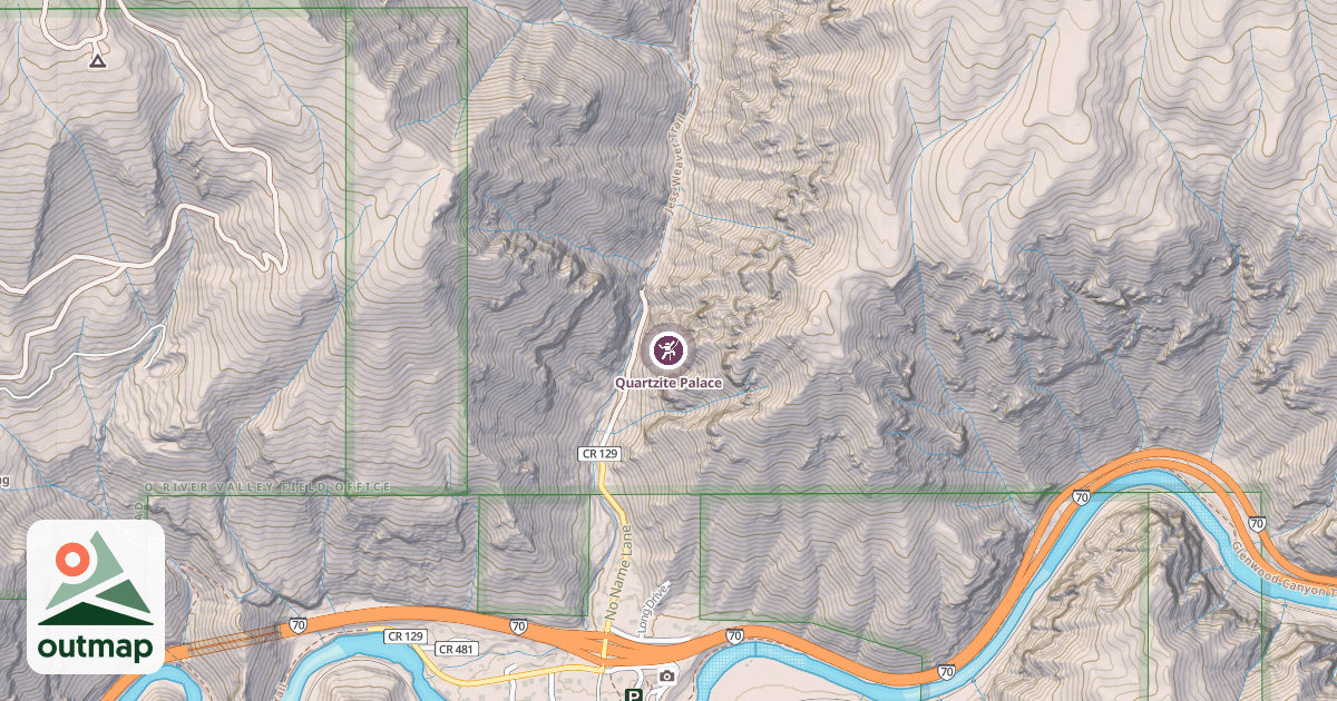 Map of Quartzite Palace