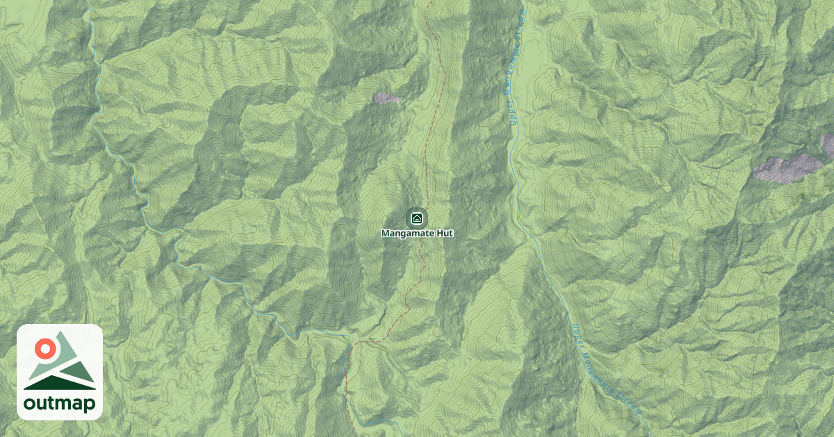 Map of Mangamate Hut