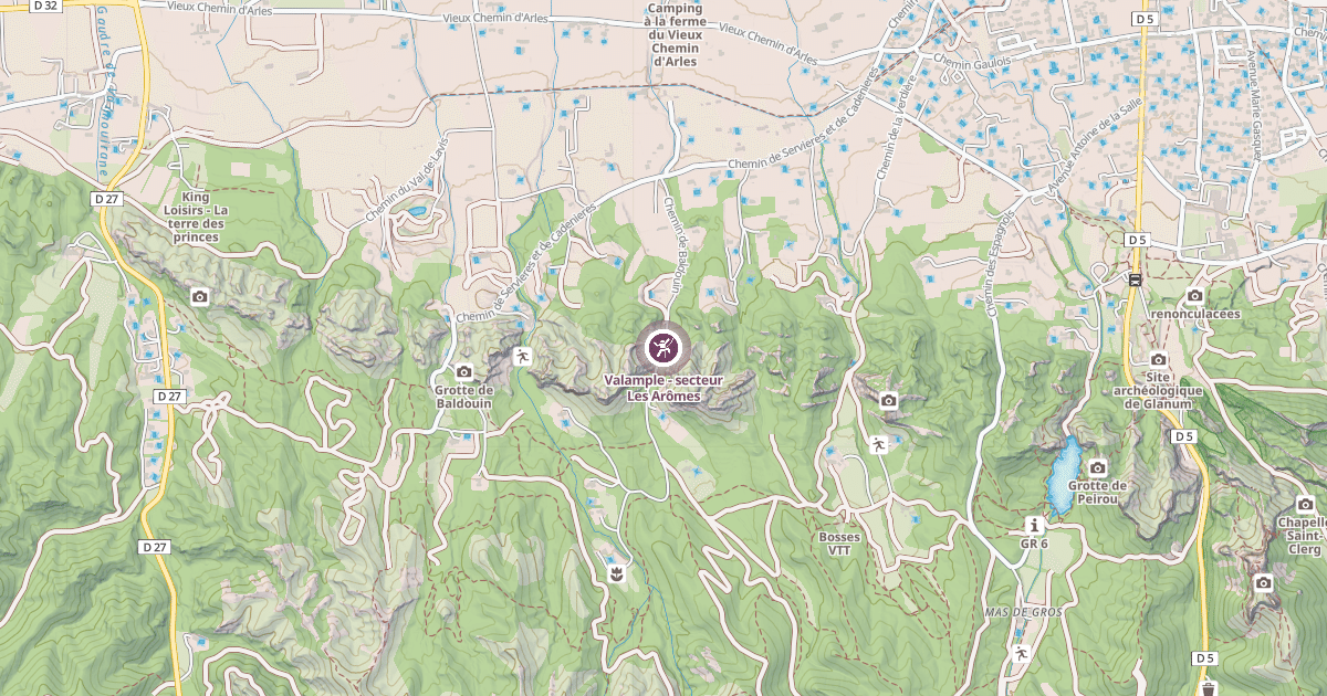 Map preview of Valample - secteur Les Arômes