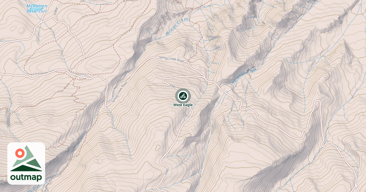 Map of West Eagle