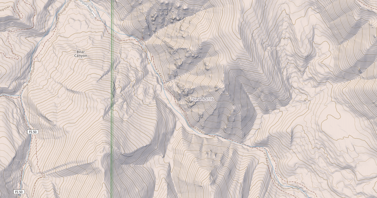 Map preview of Tsunami