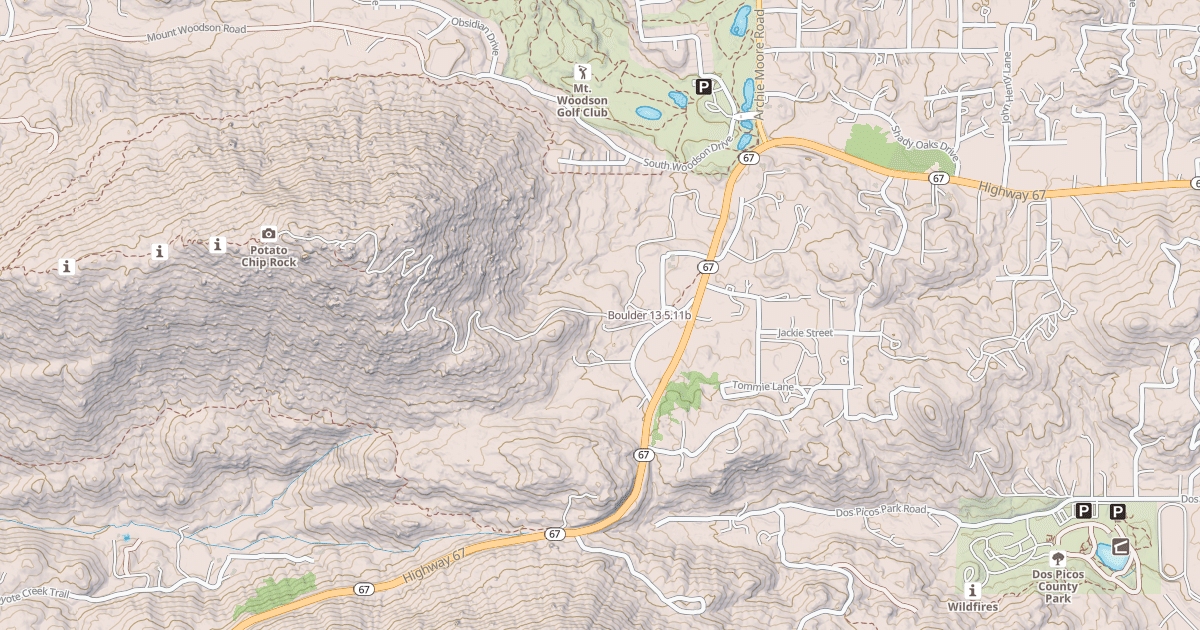 Map preview of Boulder 13