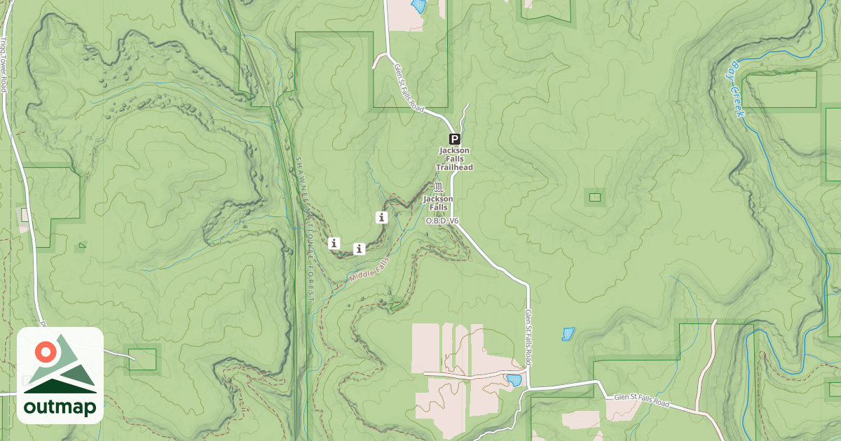 Map of O.B.D.