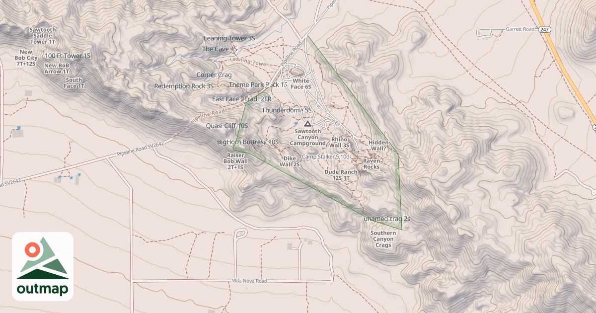 Map of Camp Stalker