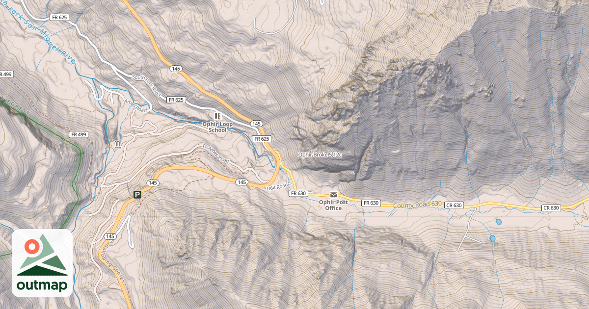 Map of Ophir Broke