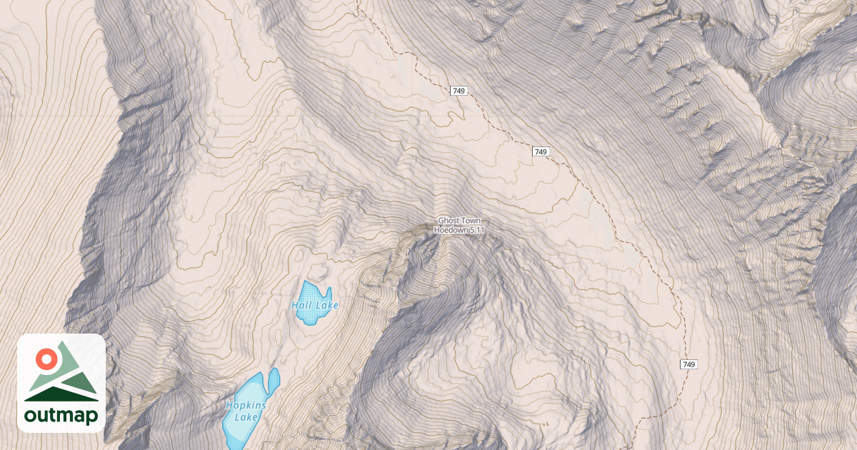 Map of Ghost Town Hoedown
