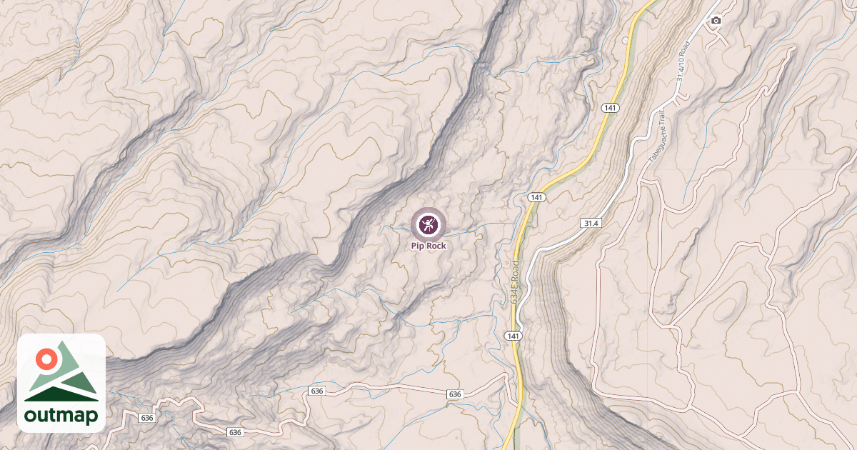 Map of Pip Rock