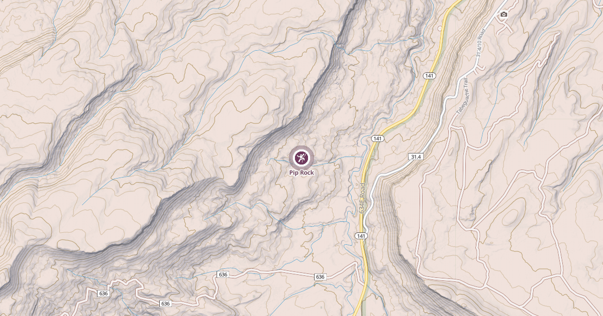 Map preview of Pip Rock