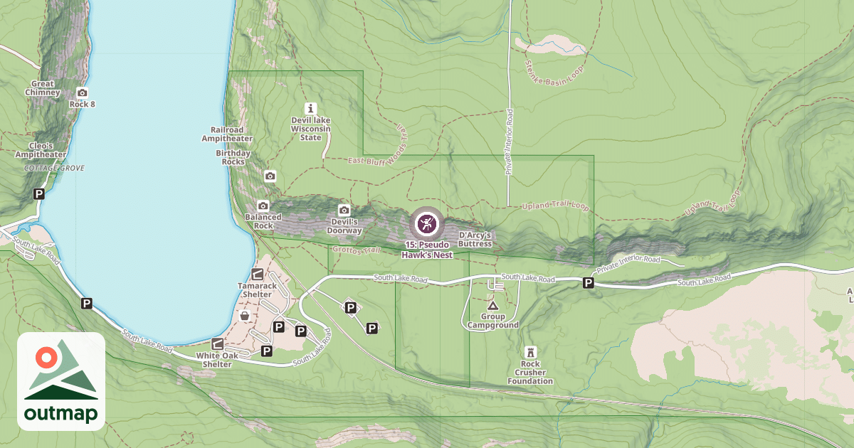 Map of 15: Pseudo Hawk's Nest