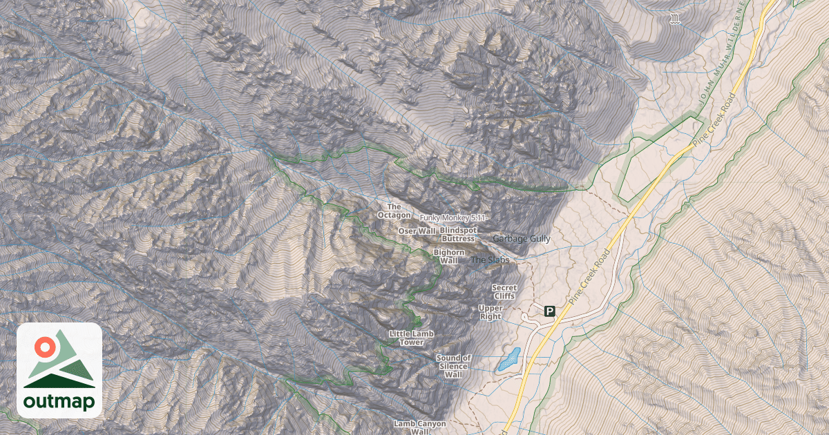 Map of Funky Monkey