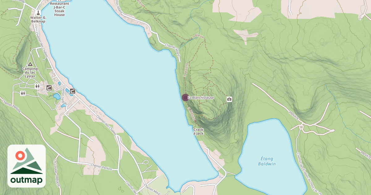 Map of La Blanchisseuse