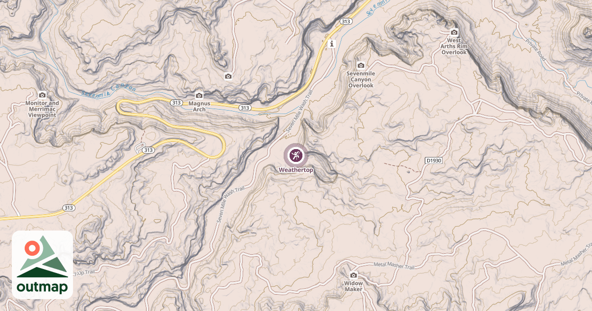 Map of Weathertop