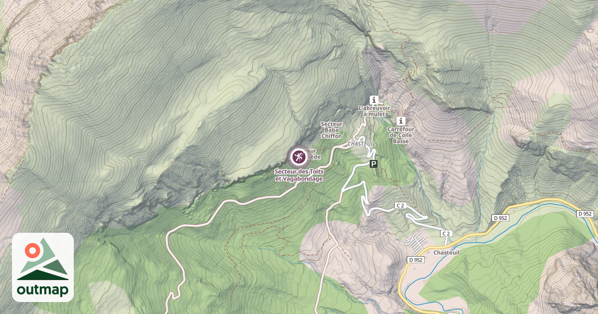 Map of Secteur des Toits et Vagabondage