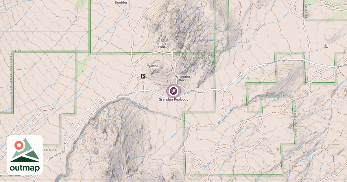Map of Grandpa Peabody