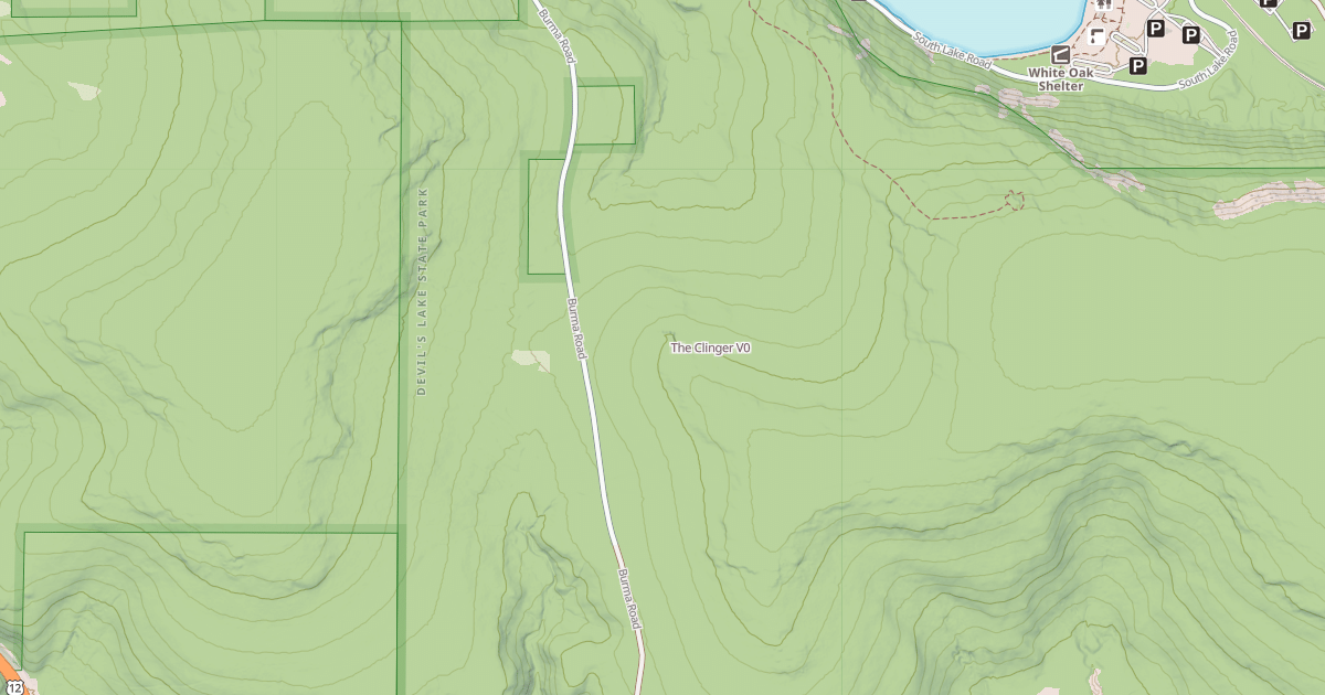 Map preview of The Clinger