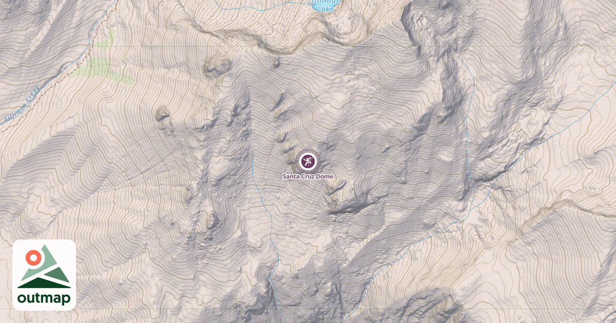 Map of Santa Cruz Dome