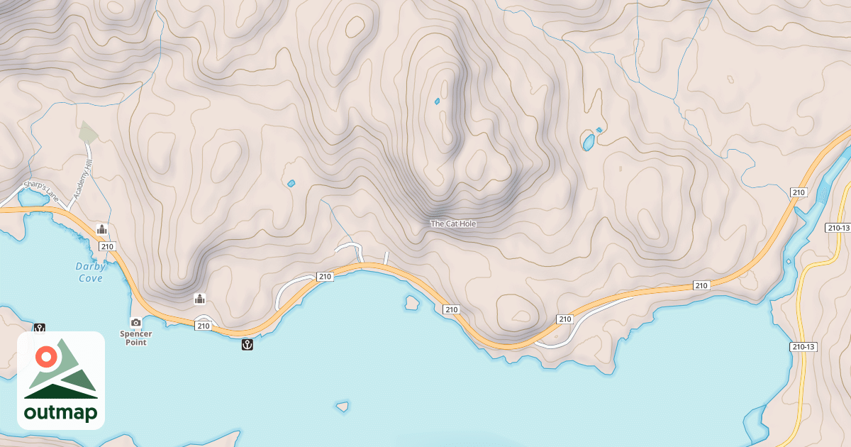 Map of The Cat Hole