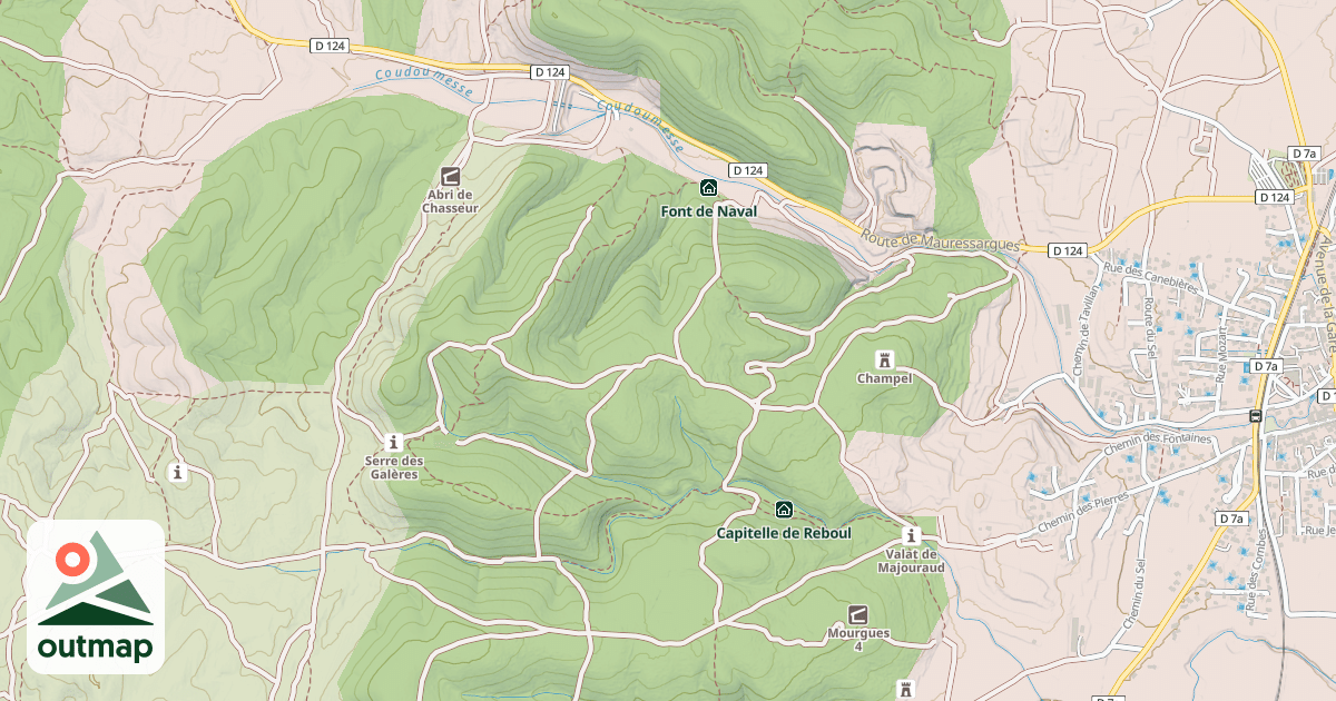 Map of Mayol dite du Piémontais
