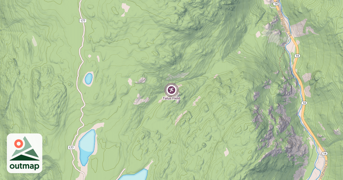 Map of Talus Field