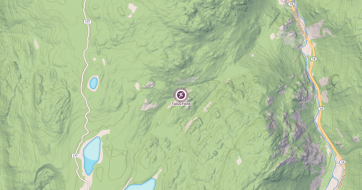 Map preview of Talus Field