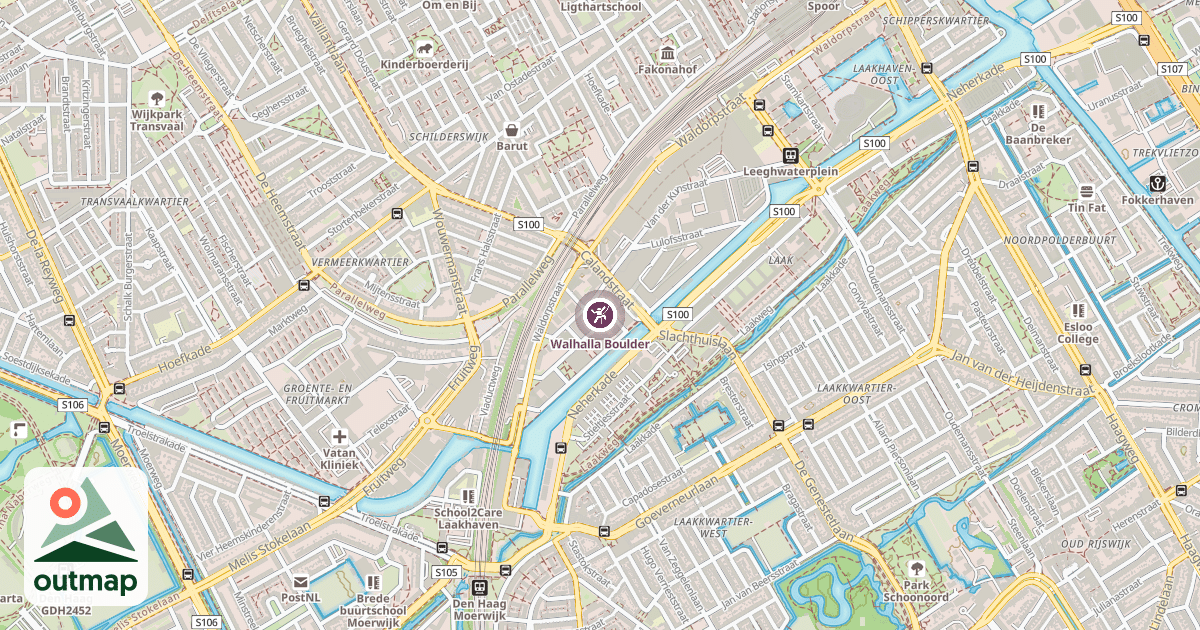 Map of Walhalla Boulder