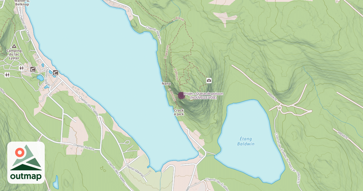 Map of Projet « Queue de poisson (NOUVELLE VOIE)