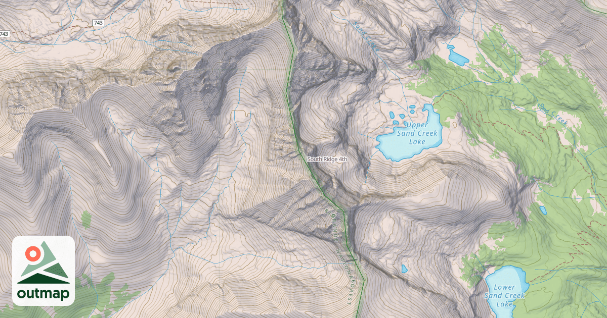 Map of South Ridge