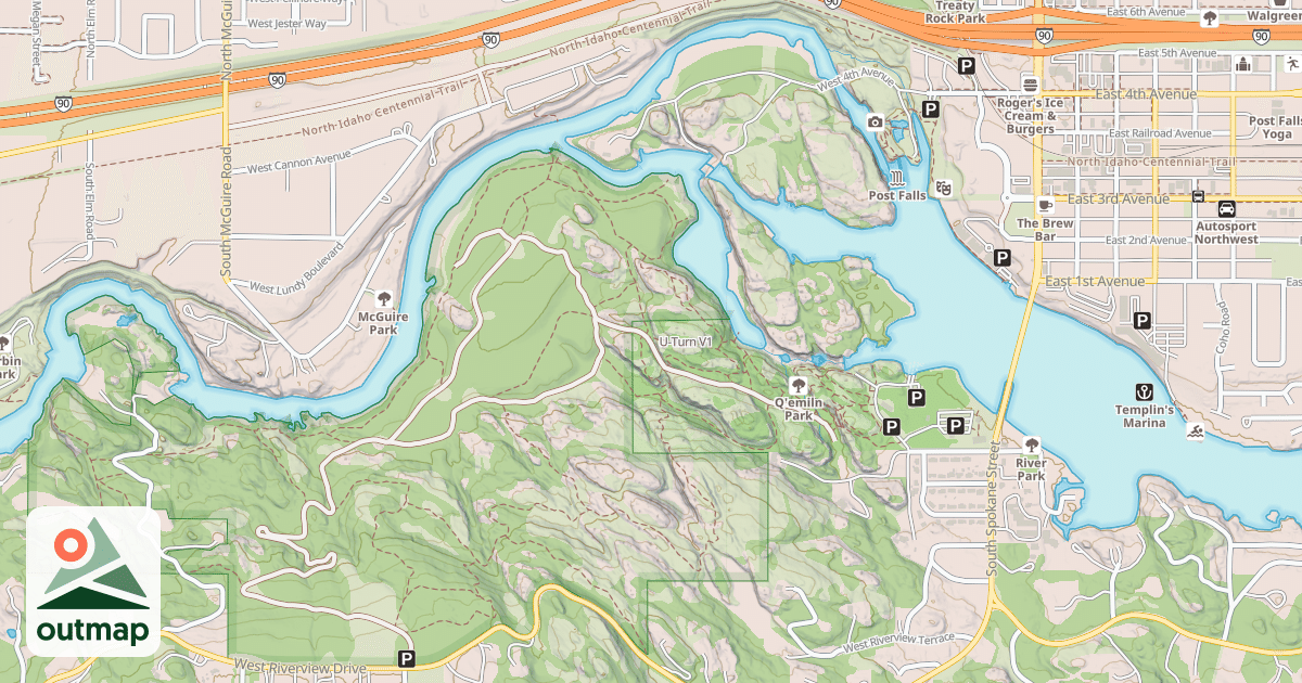 Map of U-Turn