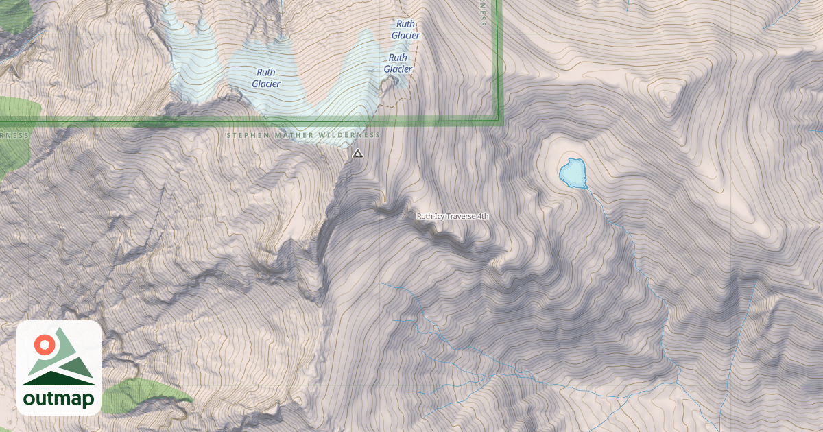 Map of Ruth-Icy Traverse