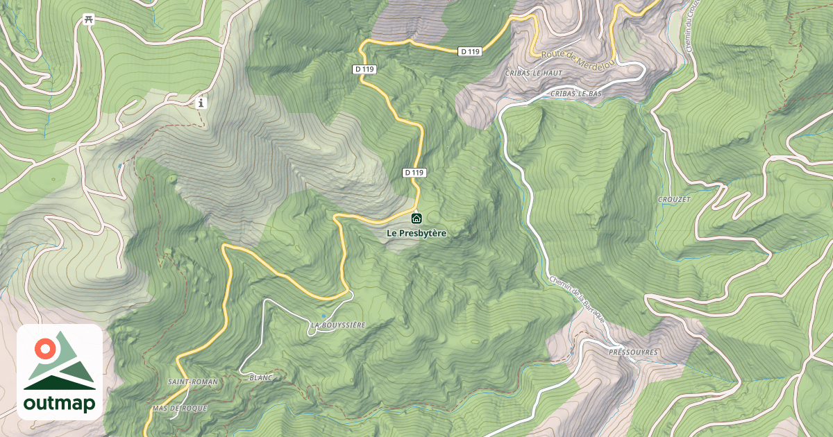Map of Le Presbytère