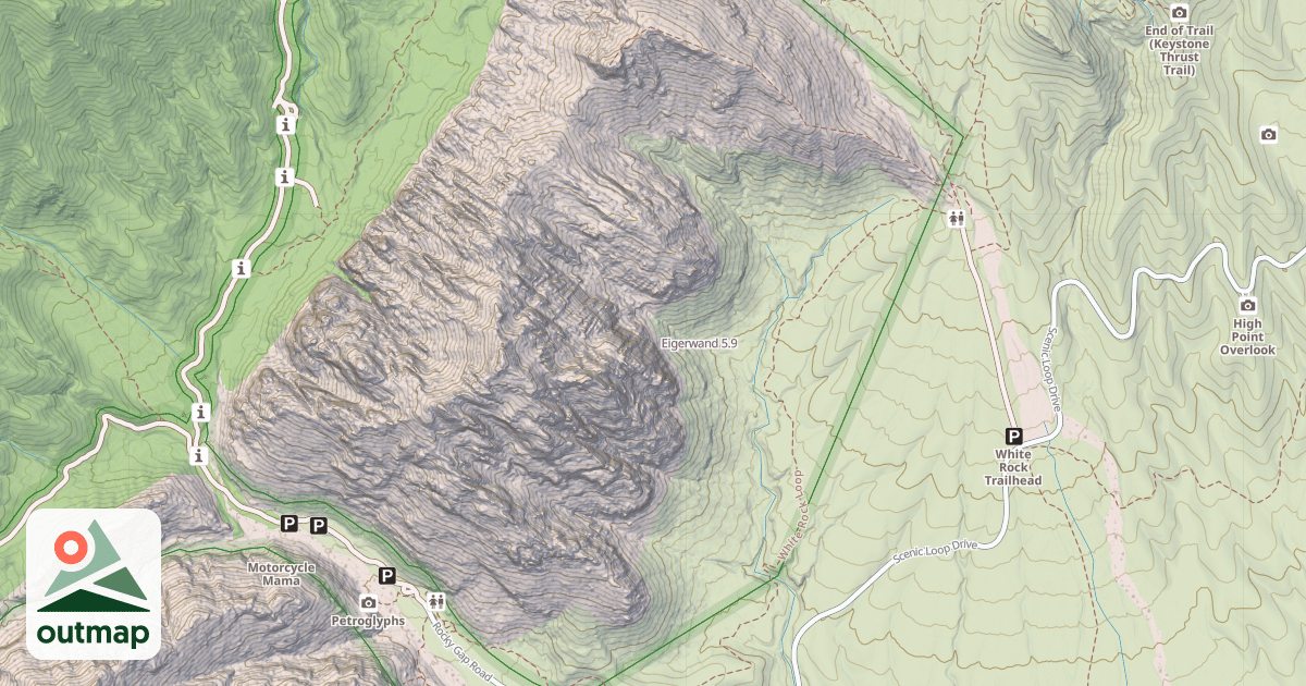 Map of Eigerwand