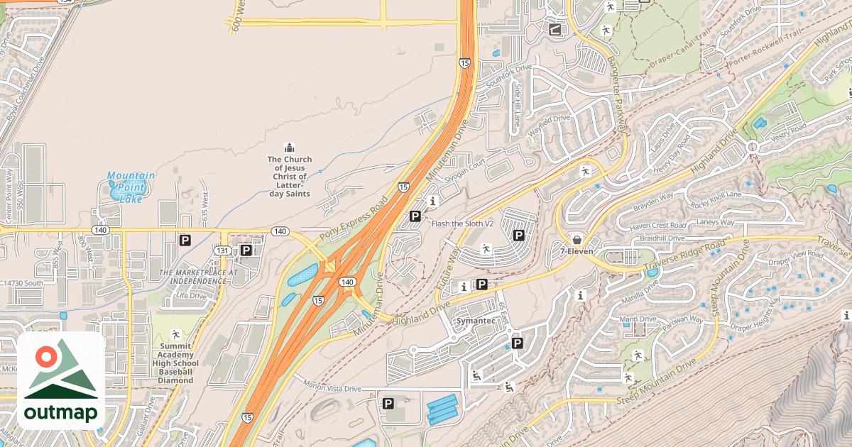 Map of Flash the Sloth