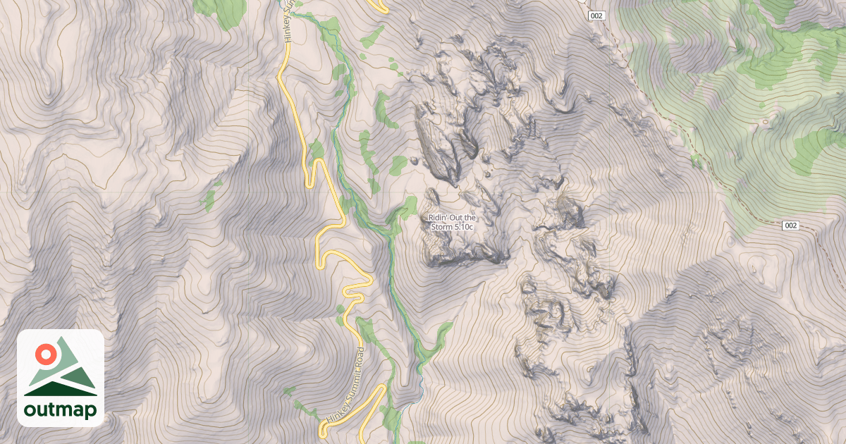 Map of Ridin' Out the Storm