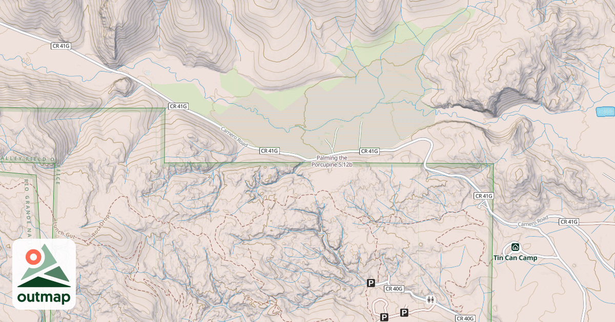 Map of Palming the Porcupine