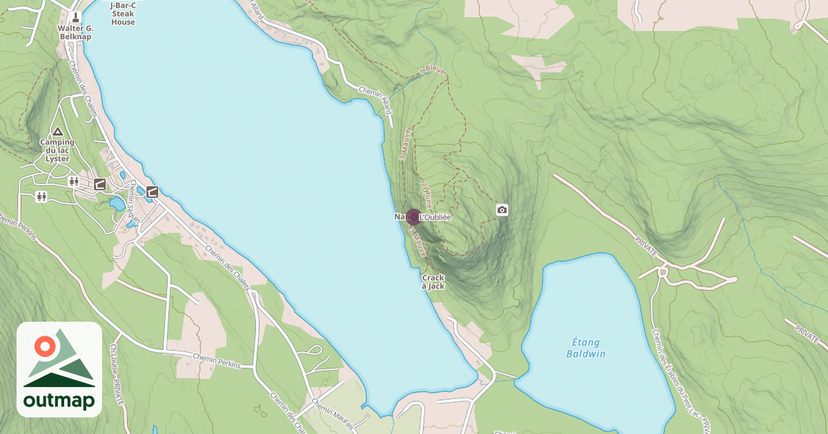 Map of L’Oubliée