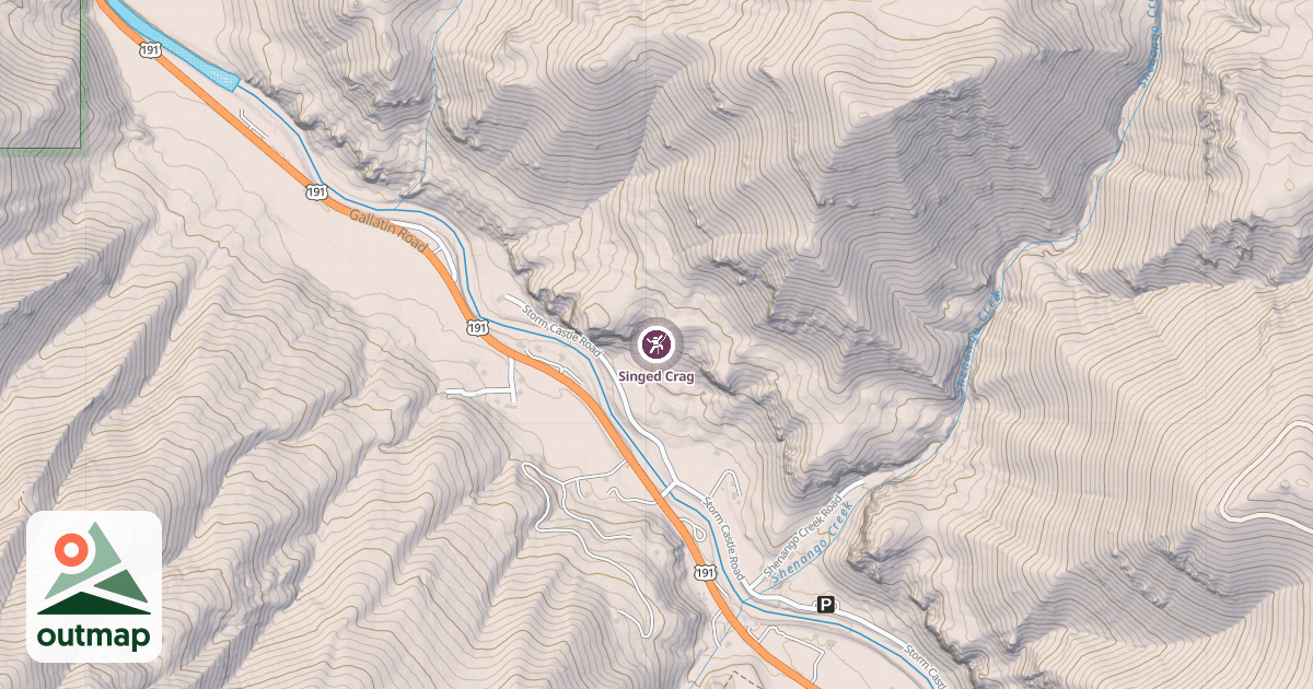 Map of Singed Crag