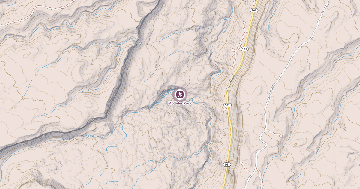 Map preview of Modeler Rock