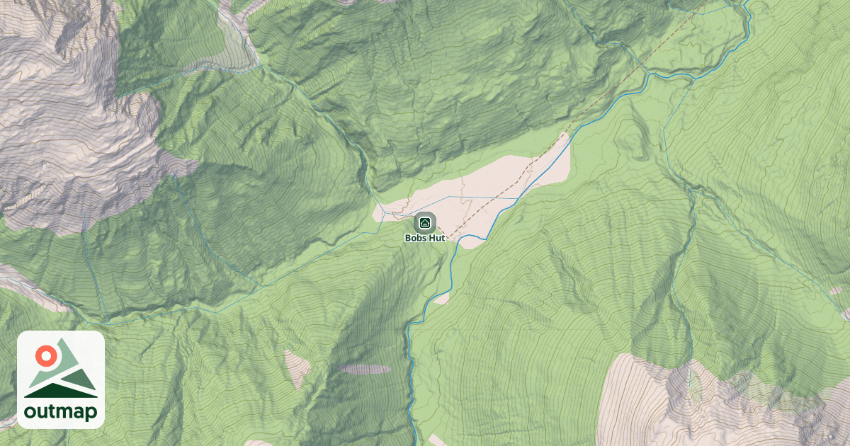 Map of Bobs Hut