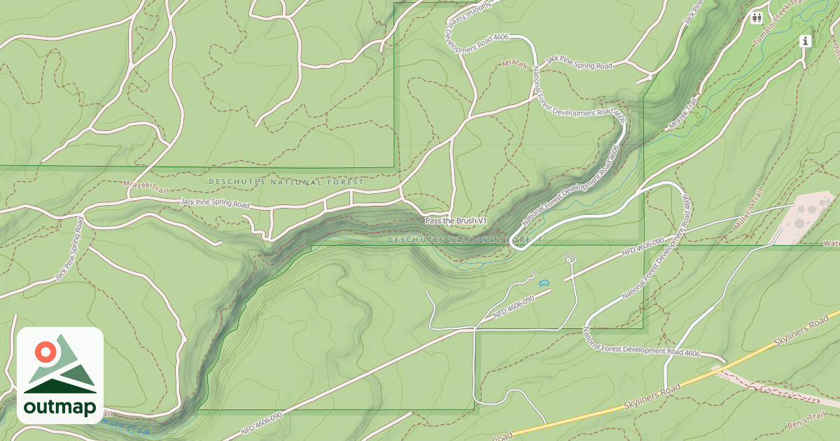 Map of Pass the Brush
