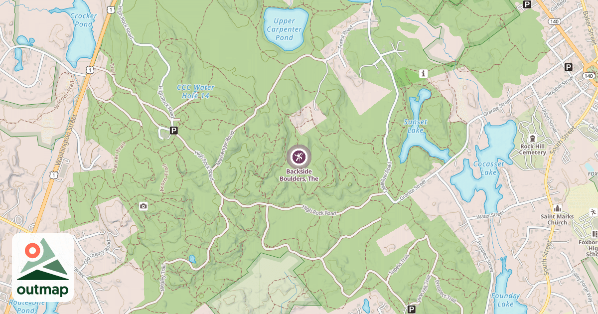 Map of Backside Boulders, The