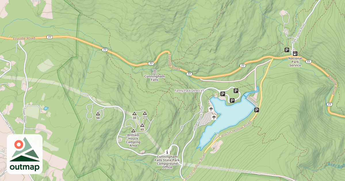 Map of Fanny Pack Direct