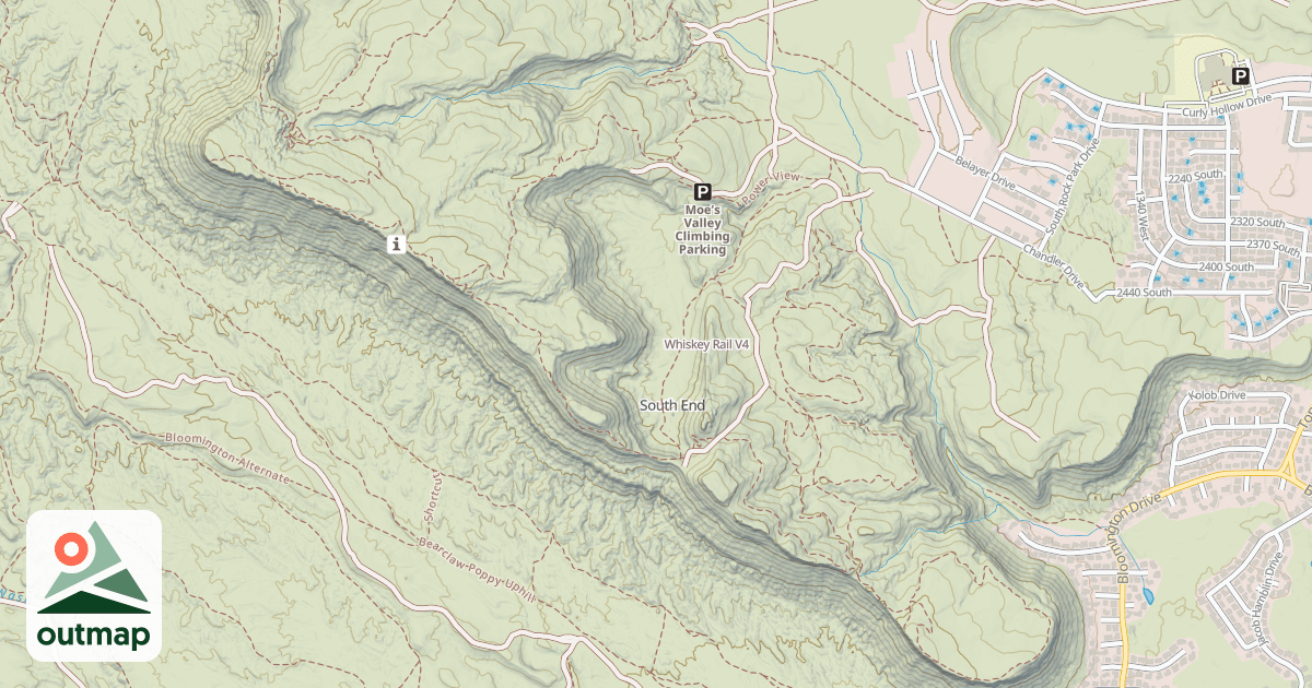 Map of Whiskey Rail