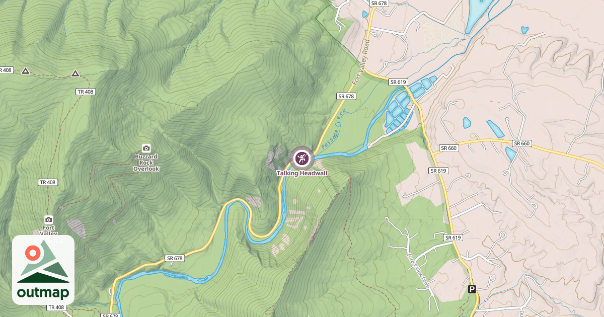 Map of Talking Headwall