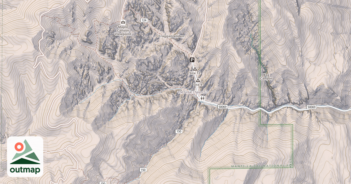 Map of The Great Chasm
