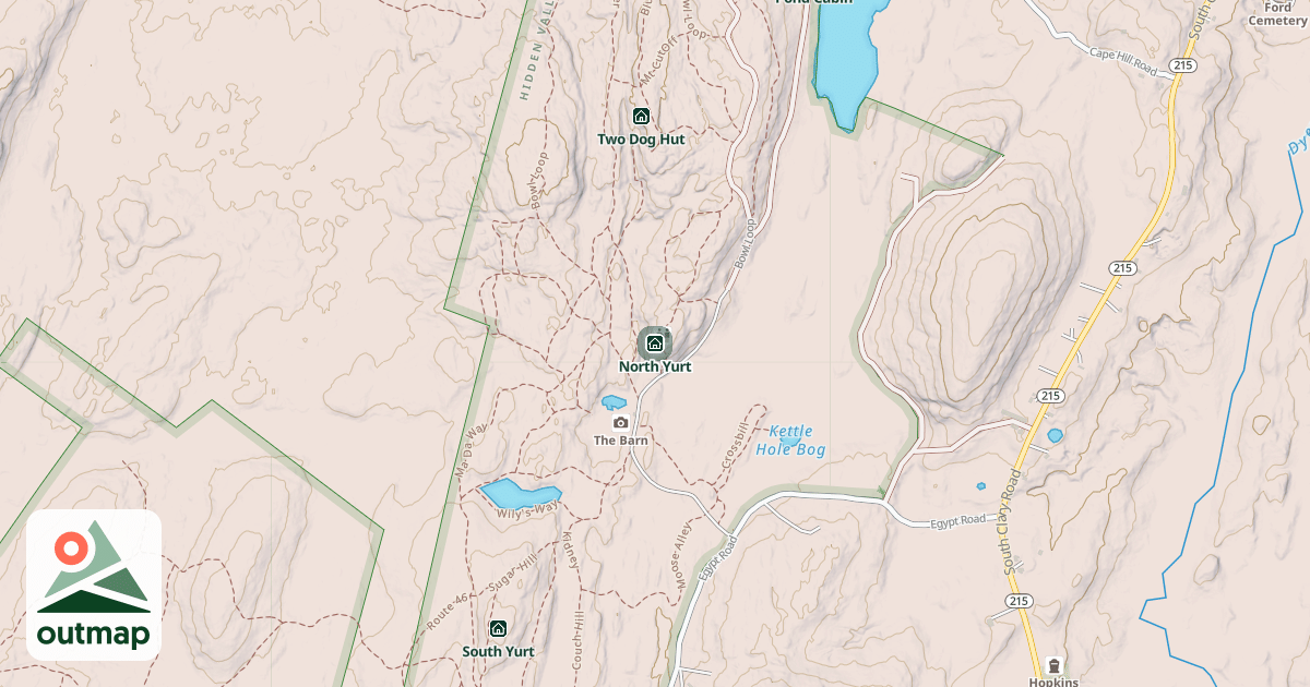 Map of North Yurt