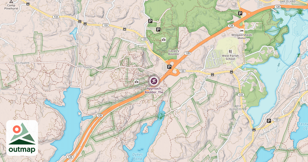 Map of Approach Boulder, The