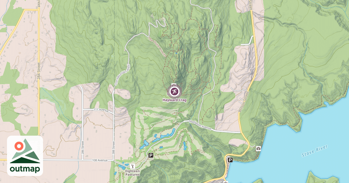 Map of Hayward Crag